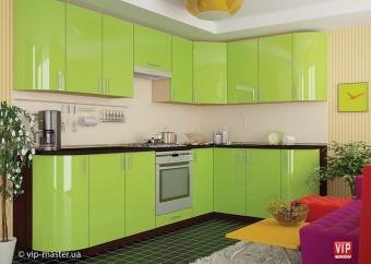 Кухня Цвет-микс/Color-mix 2,7*1,7м Комплект Оливковый