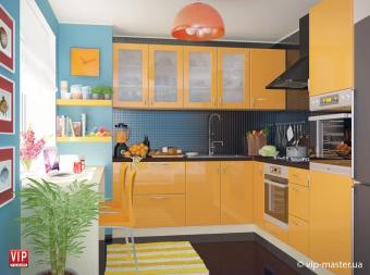 Кухня Цвет-микс/Color-mix 2,2*2,6м Комплект Абрикос