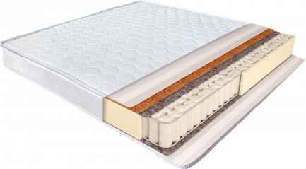 Матрас Агат Кокос с пружинным блоком Pocket spring