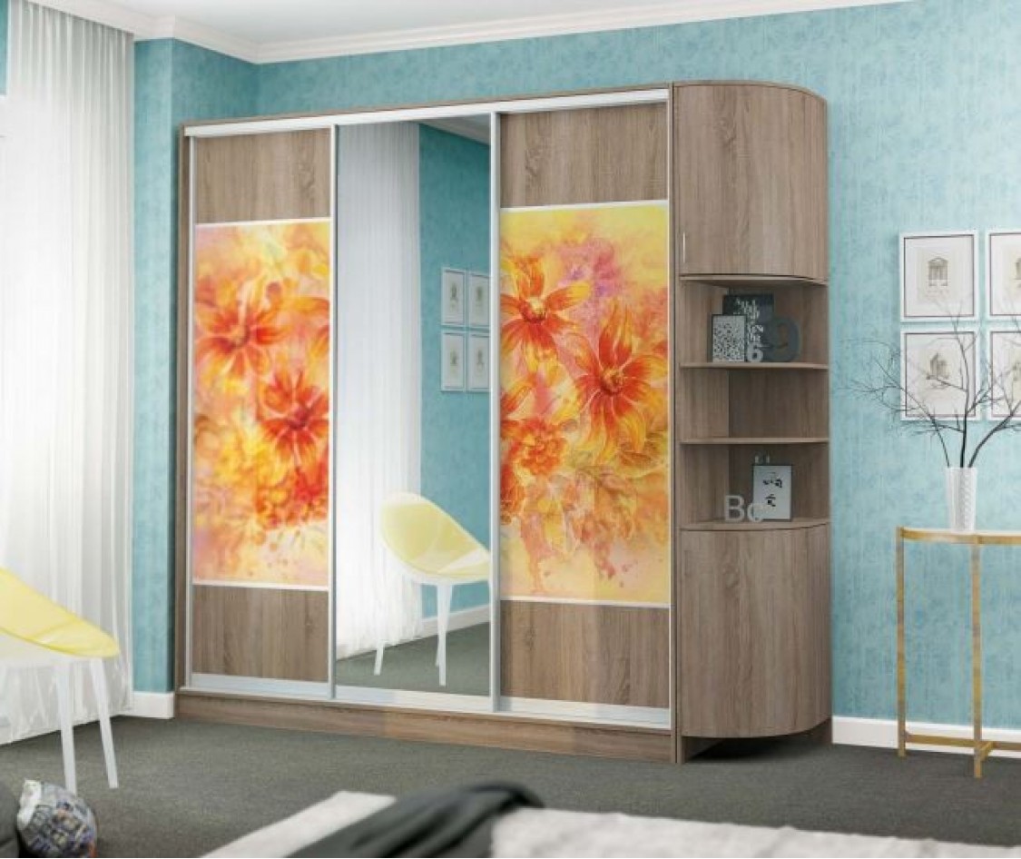 Шкаф-купе Киевский стандарт 3Д 2,1м
