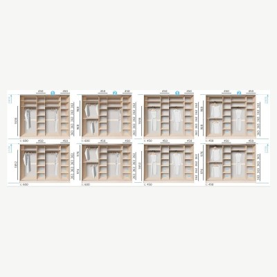 Шафа-купе Київський стандарт 4Д 2,5м