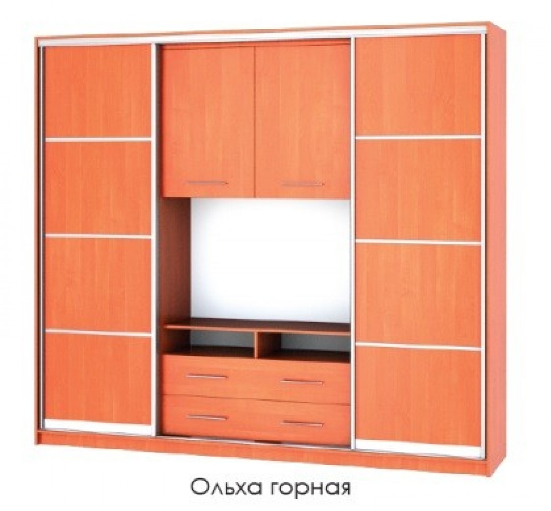 Шкаф-купе ТВ Наоми 2,4м