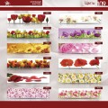 Кухонные фартуки Mebel Star серии Цветы