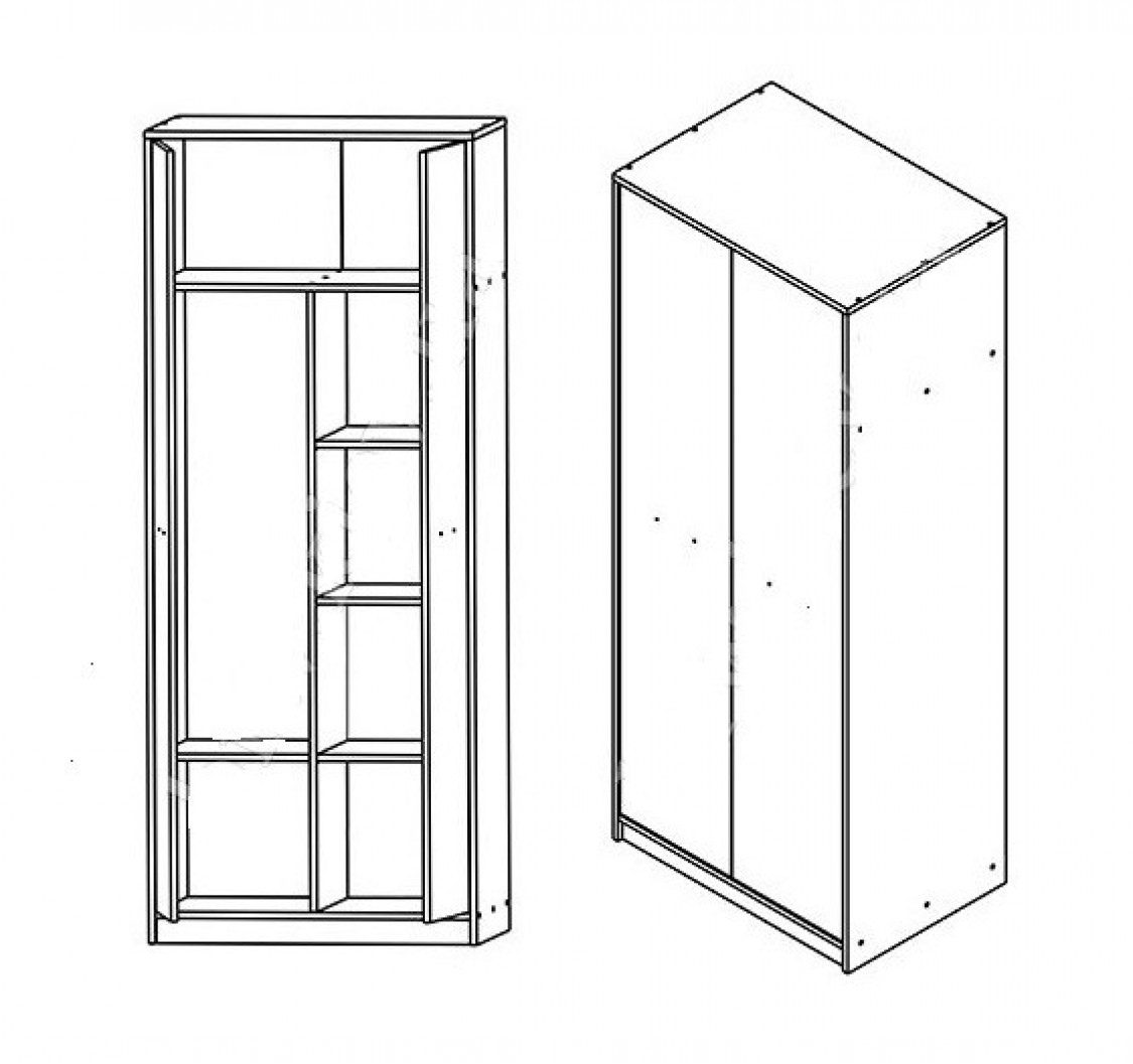 Шкаф комбинированный_SZF2D Непо
