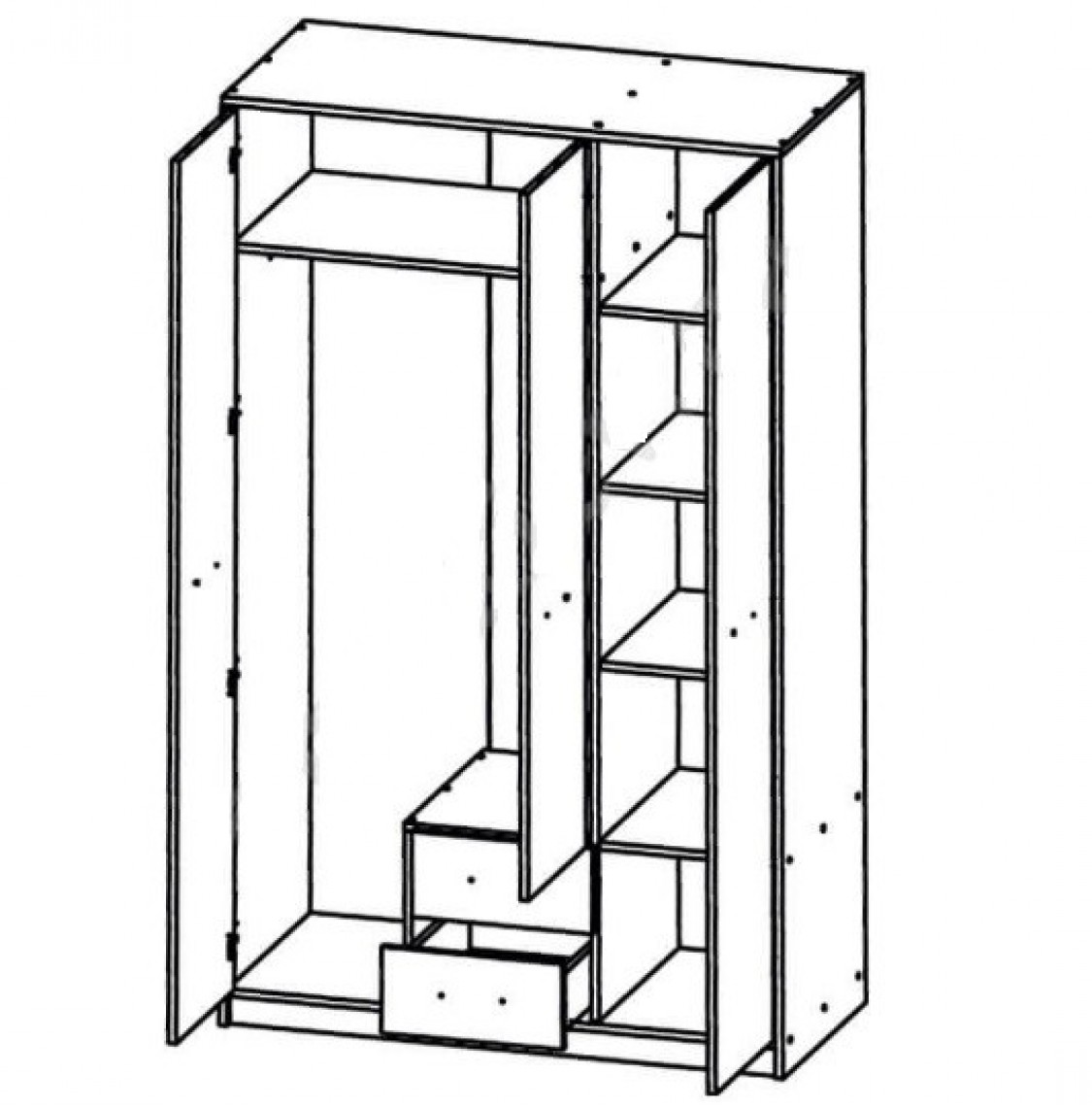 Шкаф_SZF3D2S N Непо