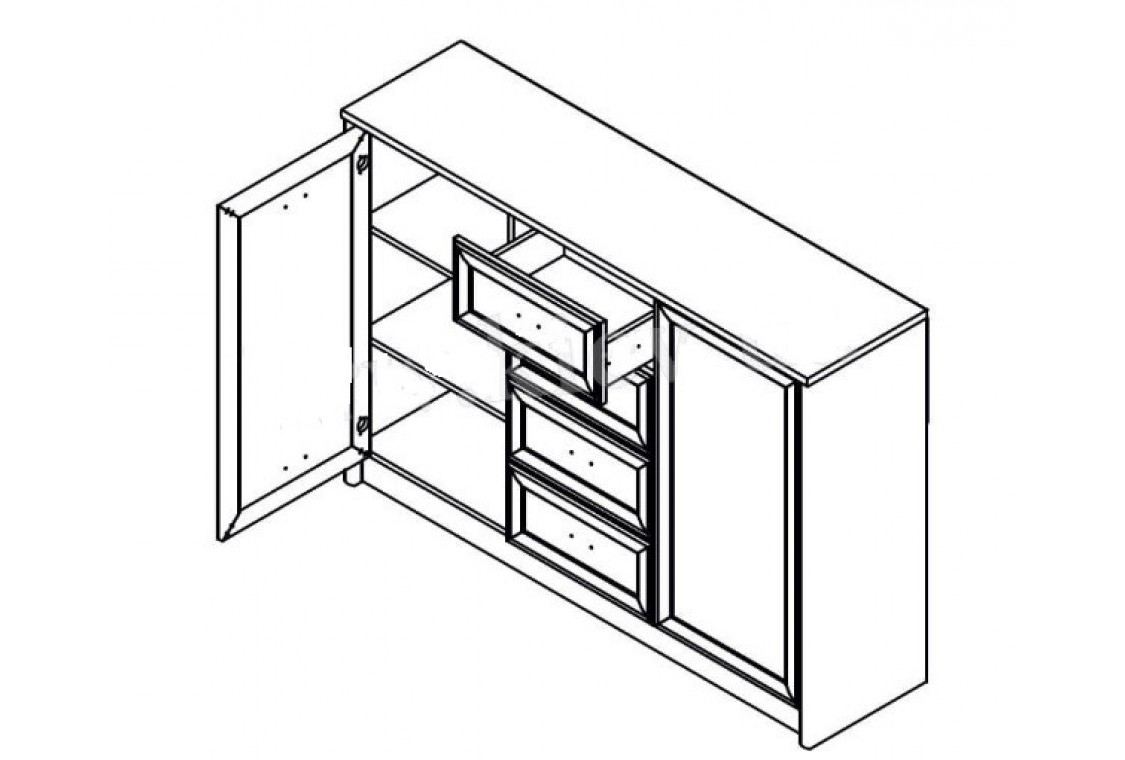 Комод KOM2D4S Салерно