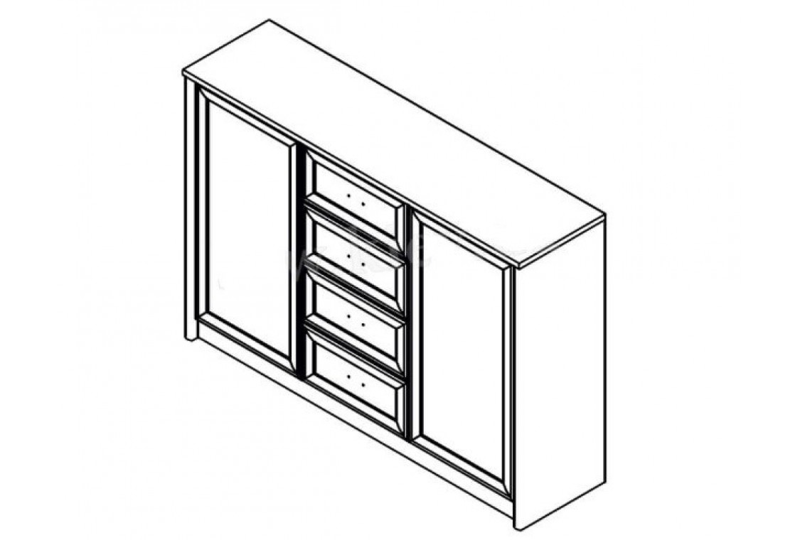 Комод KOM2D4S Салерно