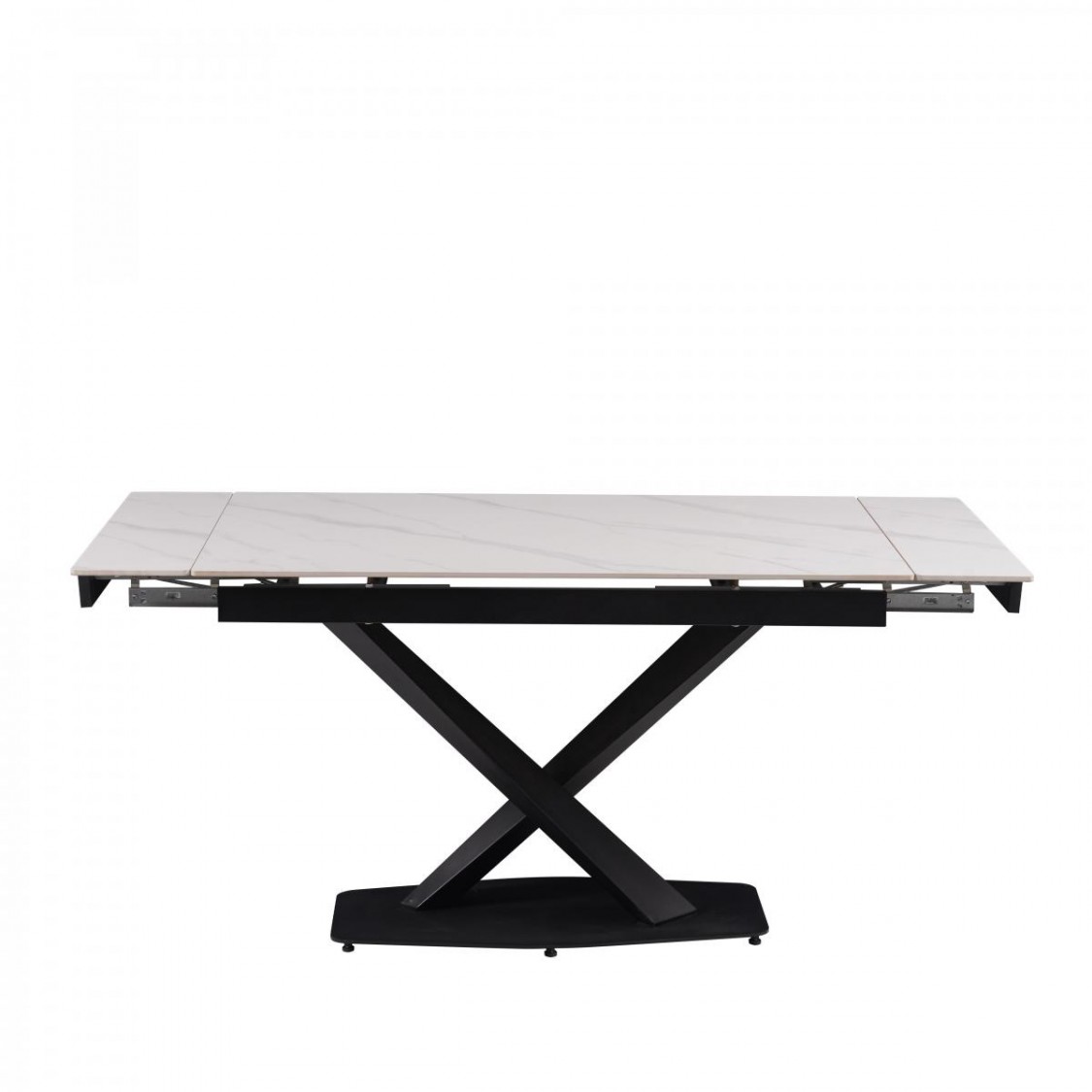 Стіл Sunrise DT-2305S Matt silver white