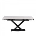 Стіл Sunrise DT-2305S Matt silver white
