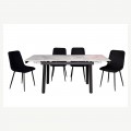 Стіл Ashwood DT2402-B white glossy