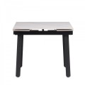 Стіл Ashwood DT2402 Matt silver white