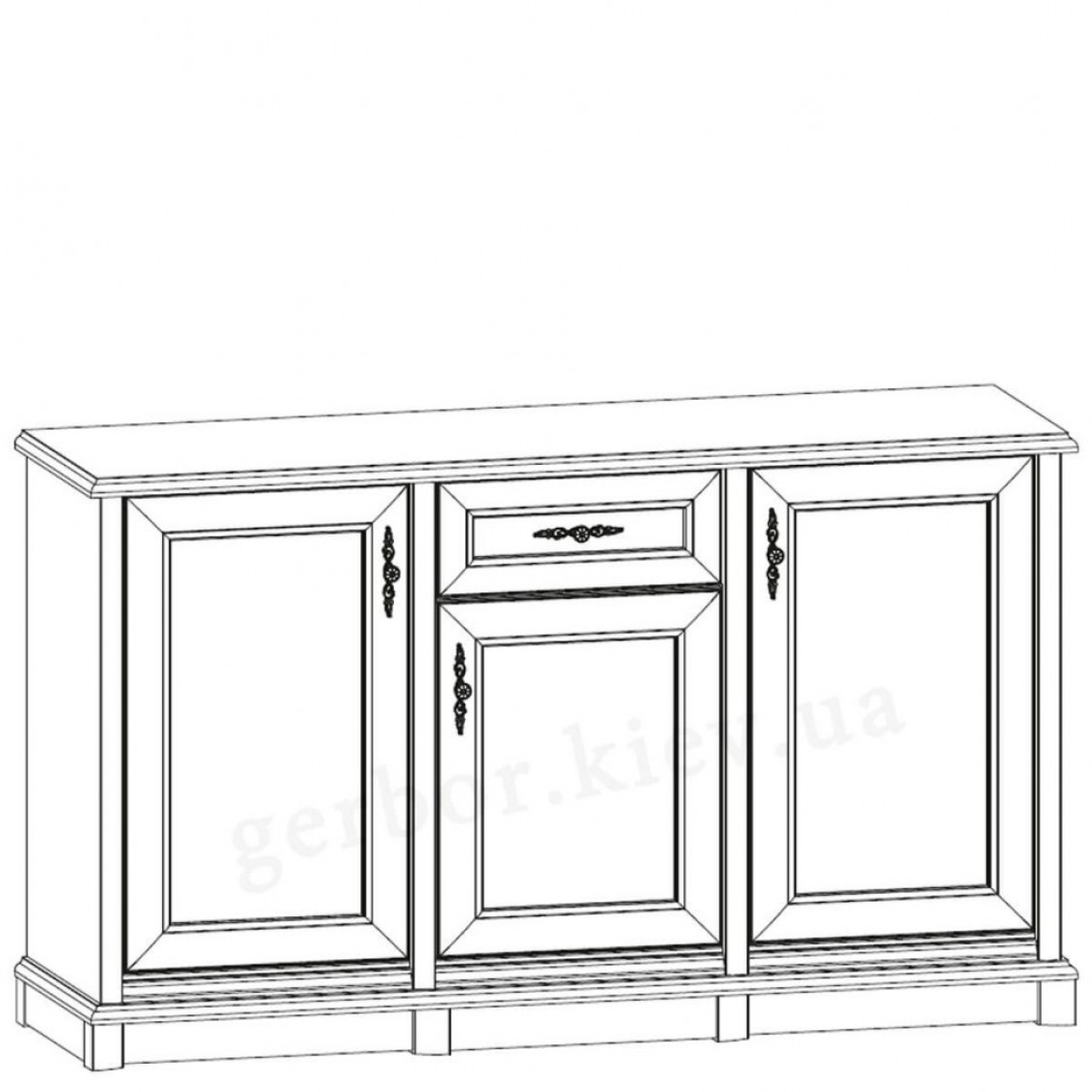 Комод 3D1S Соната нью