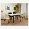 Стіл Ashwood DT2402 Matt silver white