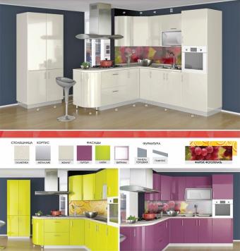 Модульная кухня серия High Gloss foto 3