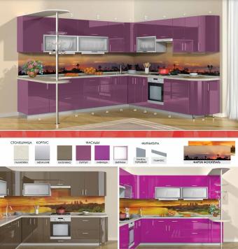 Модульная кухня серия High Gloss foto 5