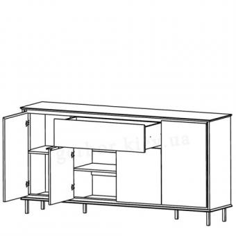 Комод KOM4D1S Хілс foto 2