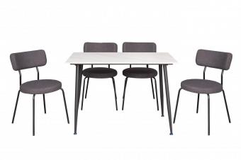 Стіл Davis WT-7SA Matt silver white foto 3