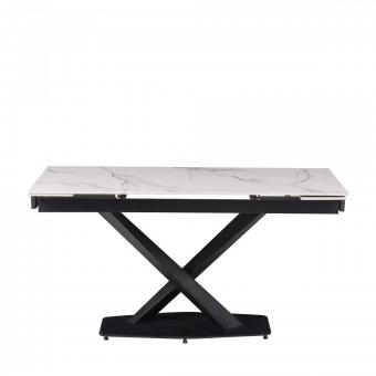 Стіл Sunrise DT-2305T Glossy ceramics white foto 5