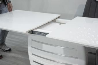 Стіл Alaska DT-502 White Gloss foto 5