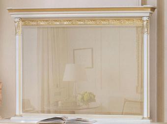 Тоскана Лукка Зеркало с карнизом 0,9м