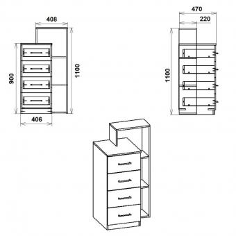Комод-4-1П foto 8
